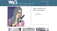 Desktop Screenshot of mg-galerie.com